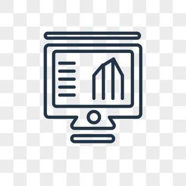 Saydam arka plan üzerinde Analytics logo tasarımı izole analytics vektör simgesi