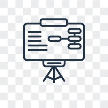 Vektör simgesi üzerinde şeffaf arka plan izole eğitim, eğitim logo tasarım