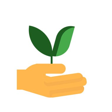 Yaprakları simge vektör beyaz zemin üzerine yapraklar işareti, n izole