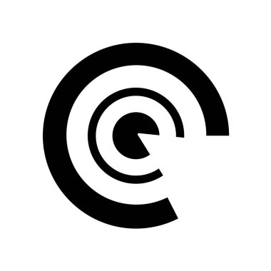 Radar simge vektör izole beyaz arka plan, Radar işareti, nav