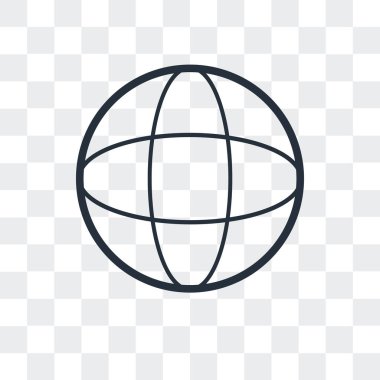 Saydam arka plan üzerinde kılavuz izole kılavuz dünya vektör simgesi 