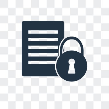 Saydam arka plan üzerinde güvensiz logo tasarımı izole güvensiz vektör simgesi