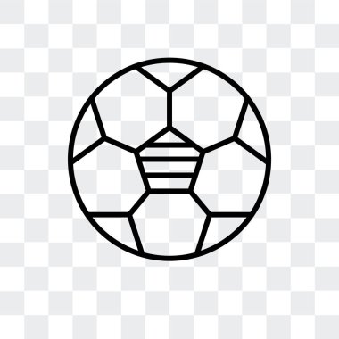 Saydam arka plan üzerinde top logo tasarımı izole top vektör simgesi