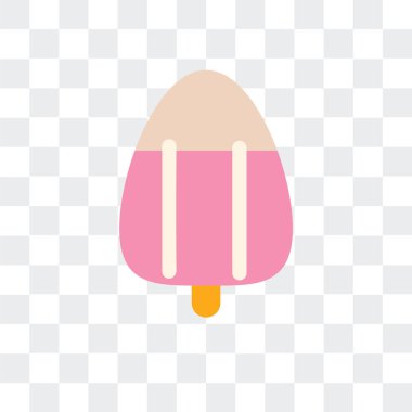 Saydam arka plan üzerinde buz cr izole dondurma vektör simgesi