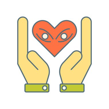 Beyaz arka plan üzerinde kalp işareti izole kalp simge vektör