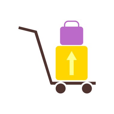 Beyaz arka plan üzerinde arabası işareti izole arabası simge vektör ,