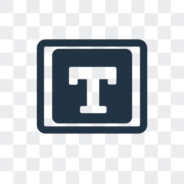 Vektör simgesi üzerinde şeffaf arka plan izole yazarak, Typing logo tasarım