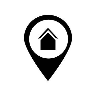 GPS simge vektör beyaz arka plan üzerinde Gps işareti, sistemi izole