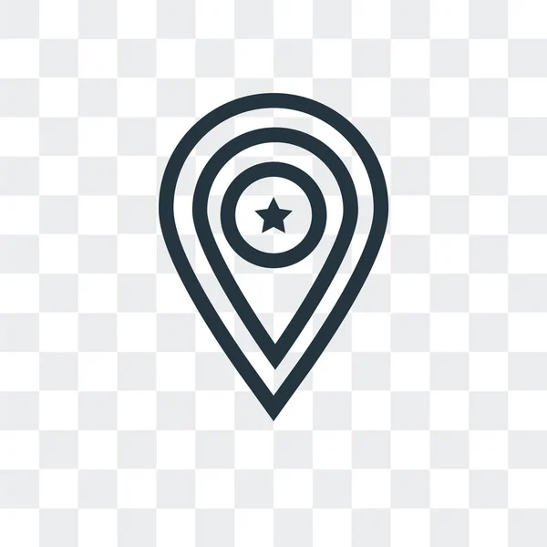 Symbol zastępczy wektor ikona na białym tle na przezroczystym tle, Plac — Wektor stockowy