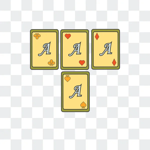 Gambler icono vectorial aislado sobre fondo transparente, Jugador — Vector de stock