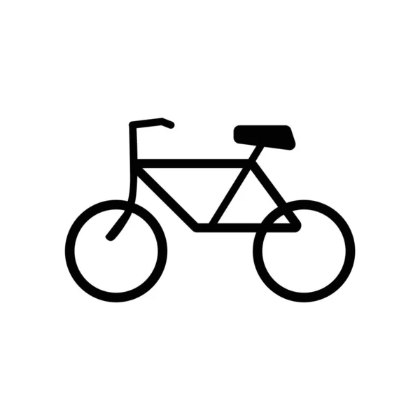 Icono de bicicleta vector aislado sobre fondo blanco, signo de bicicleta  , — Archivo Imágenes Vectoriales