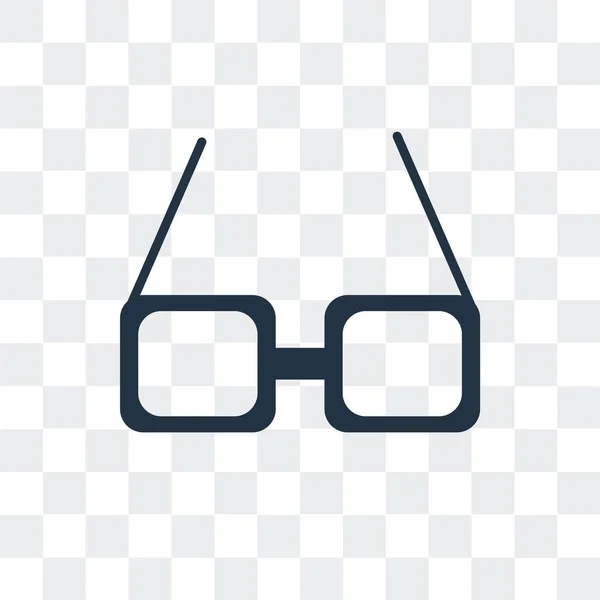 Zonnebril vector pictogram geïsoleerd op transparante achtergrond, zonnebril logo ontwerp — Stockvector