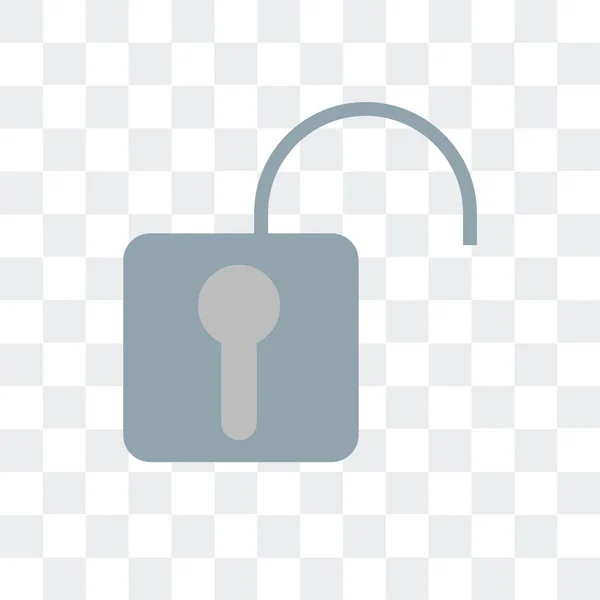 Icono de vector de seguridad aislado sobre fondo transparente, Securit — Archivo Imágenes Vectoriales