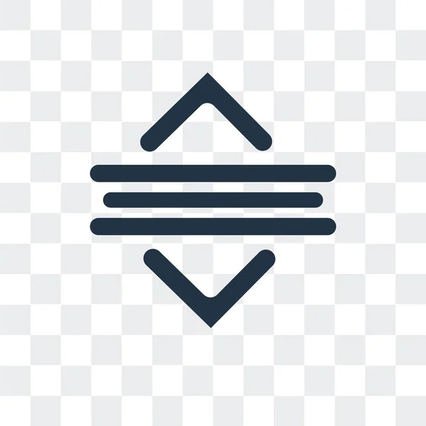 Trascina l'icona vettoriale isolata su sfondo trasparente, Disegno del logo Drag — Vettoriale Stock