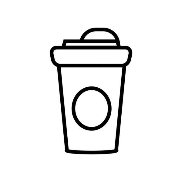 Šálek kávy ikonu vektor izolovaných na bílém pozadí, šálek kávy — Stockový vektor