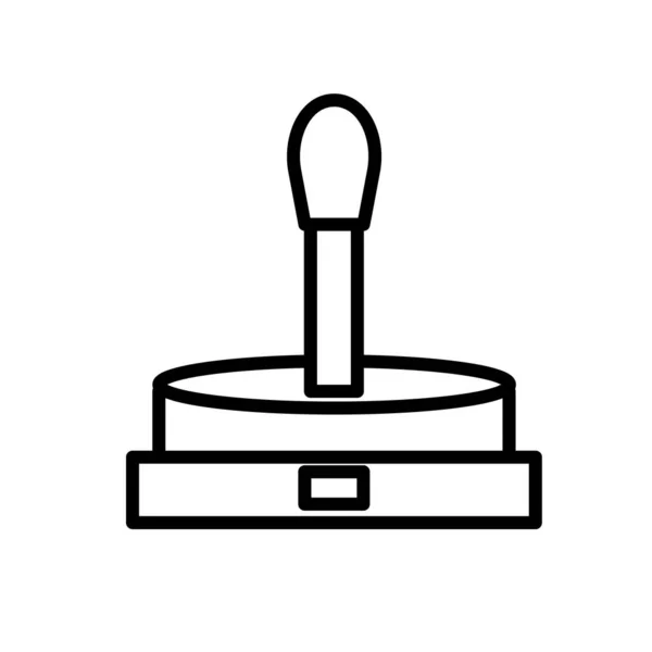 Joystick icono vector aislado sobre fondo blanco, signo de Joystick — Vector de stock