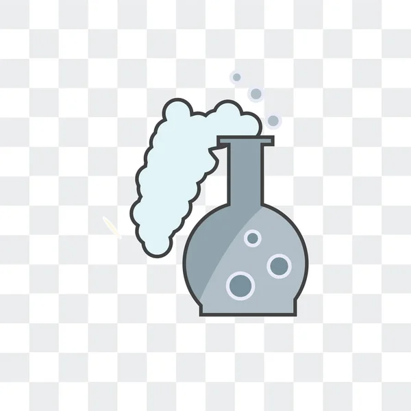 Icono de vector químico aislado sobre fondo transparente, Chemica — Archivo Imágenes Vectoriales