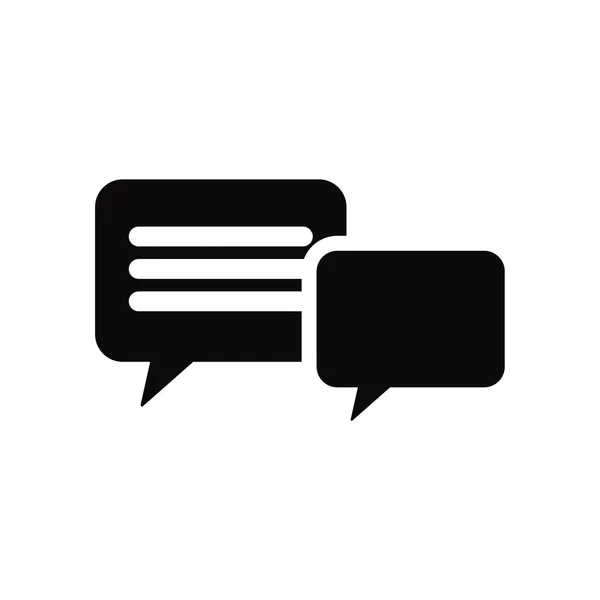 Icono de conversación vector aislado sobre fondo blanco, Conversat — Archivo Imágenes Vectoriales