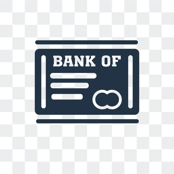 Ícone do vetor do cartão de crédito isolado no fundo transparente, projeto do logotipo do cartão de crédito —  Vetores de Stock