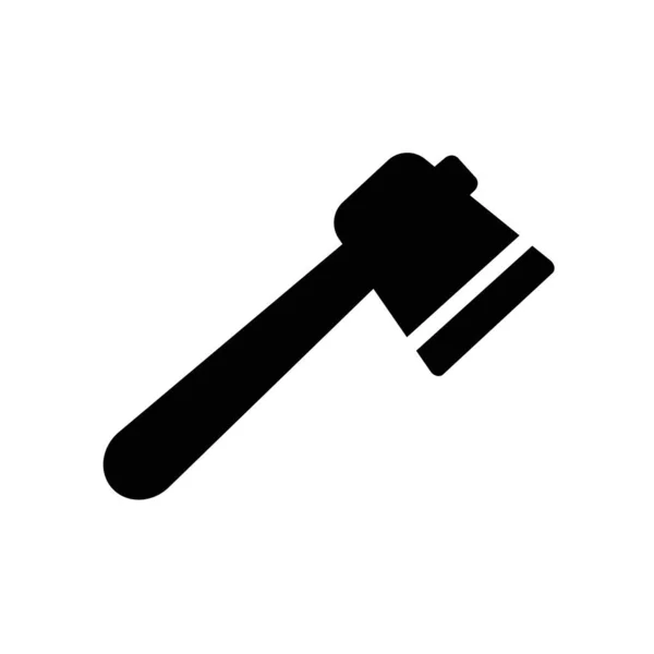 Vetor de ícone de Ax isolado no fundo branco, sinal de Ax, imagem escura —  Vetores de Stock