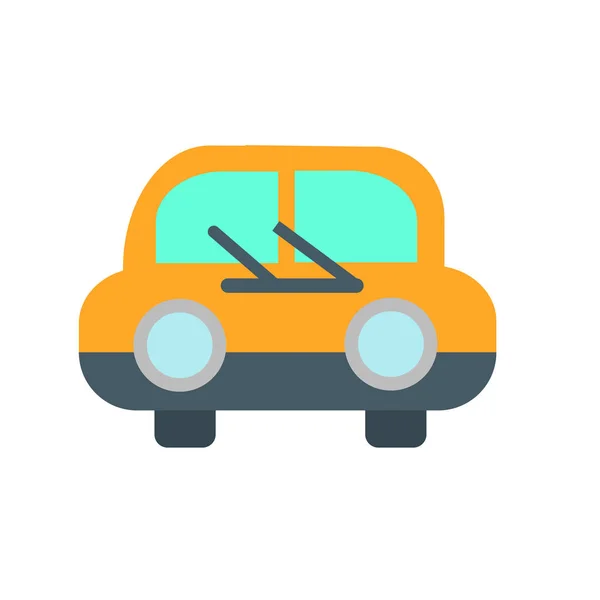 Auto pictogram vector geïsoleerd op een witte achtergrond, auto teken, insuran — Stockvector