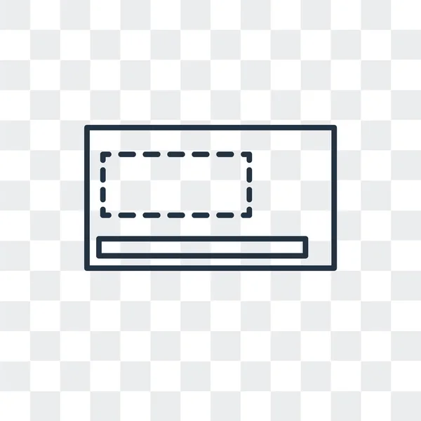 Umschlag-Vektor-Symbol isoliert auf transparentem Hintergrund, Umschlag-Logo-Design — Stockvektor