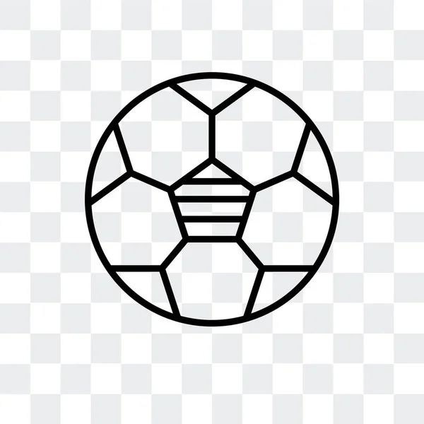 Ball vektor ikonen isolerad på transparent bakgrund, Ball Logotypdesign — Stock vektor