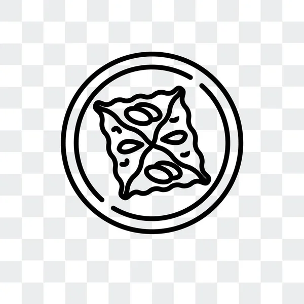 Dongpo Schweinefleisch Vektor-Symbol isoliert auf transparentem Hintergrund, Dongpo Schweinefleisch Logo-Design — Stockvektor