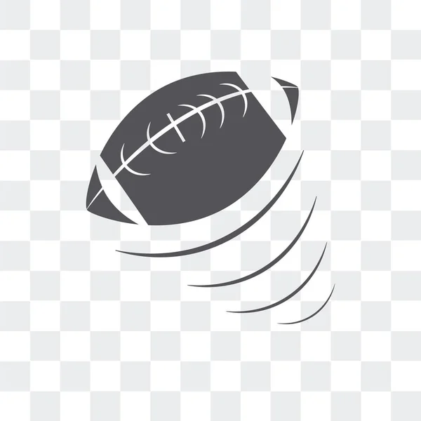 Fotboll pratbubbla vector ikonen isolerad på transparent bakgrund, — Stock vektor