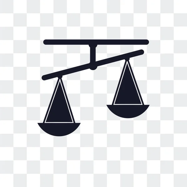 Schaal vector pictogram geïsoleerd op transparante achtergrond, schaal logo — Stockvector