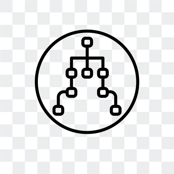 Struktura wektor ikona na białym tle na przezroczystym tle, projektowanie logo struktura — Wektor stockowy