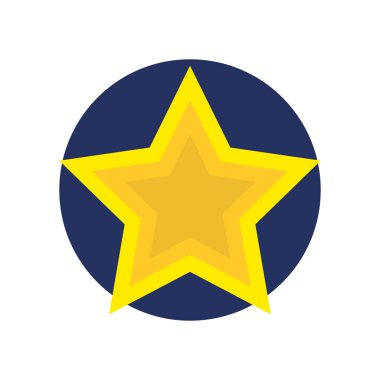 Yıldız simgesi vektör izole beyaz arka plan, yıldız işareti, natur