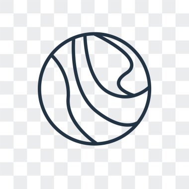 Planet earth vektör simgesini şeffaf arka plan üzerinde Planet earth logo tasarım izole