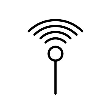 Beyaz arka plan üzerinde ağ işareti izole ağ simge vektör