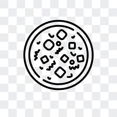 Saydam arka plan üzerinde Mapo tofu logo tasarımı izole Mapo tofu vektör simgesi