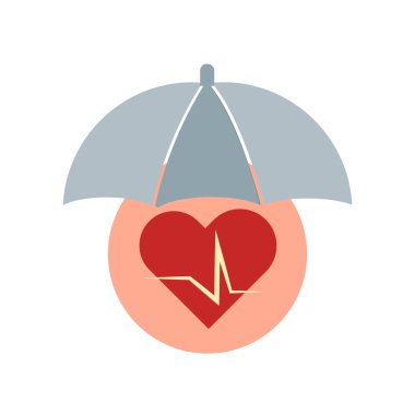 Beyaz arka plan üzerinde sağlık işareti, izole sağlık simge vektör ben