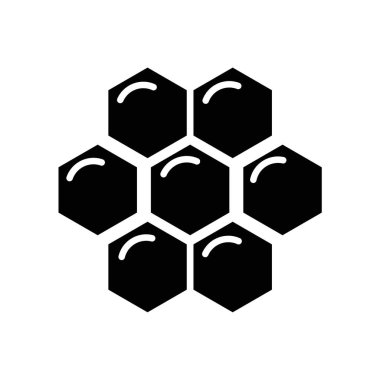 Beyaz arka plan üzerinde petek sı izole petek simge vektör