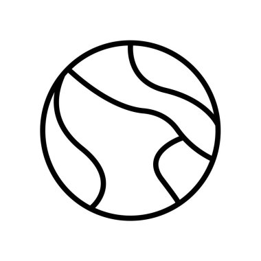 Beyaz arka plan üzerinde gezegen ea izole planet earth simge vektör