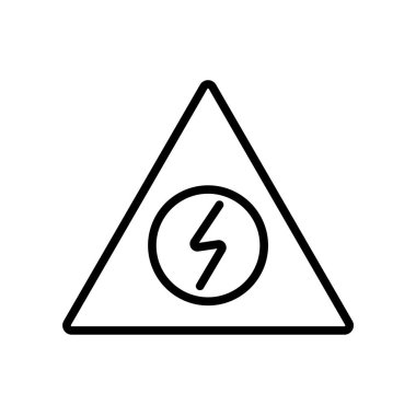 Beyaz arka plan üzerinde uyarı işareti izole uyarı simge vektör