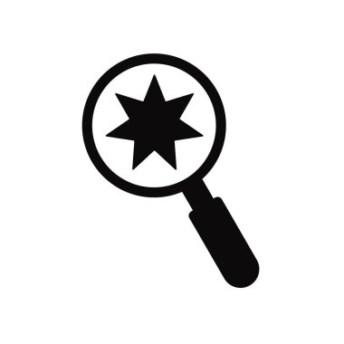 Arama simge vektör izole beyaz arka plan, arama işareti, b