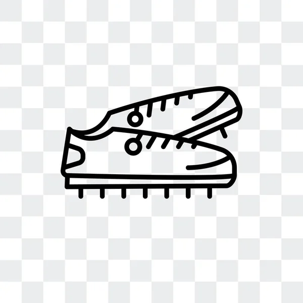 Laarzen vector pictogram geïsoleerd op transparante achtergrond, Boots logo ontwerp — Stockvector