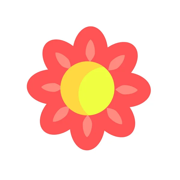 Flor icono vector aislado sobre fondo blanco, Flor signo, n — Vector de stock