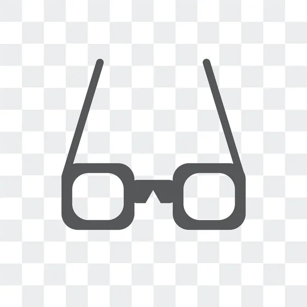 Napszemüveg vector icon elszigetelt átlátszó háttér, Sungl — Stock Vector