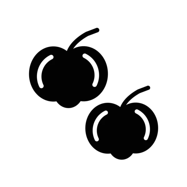 Vector de icono de calabaza aislado sobre fondo blanco, signo de calabaza  , — Vector de stock