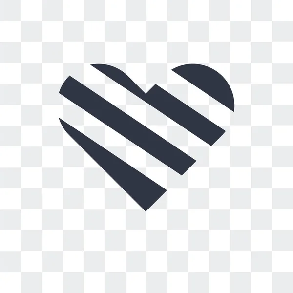Giving Love icône vectorielle isolée sur fond transparent, Givi — Image vectorielle