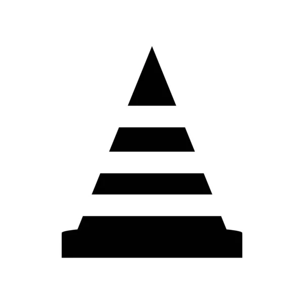 Tráfico barreras icono vector aislado sobre fondo blanco, Traff — Archivo Imágenes Vectoriales