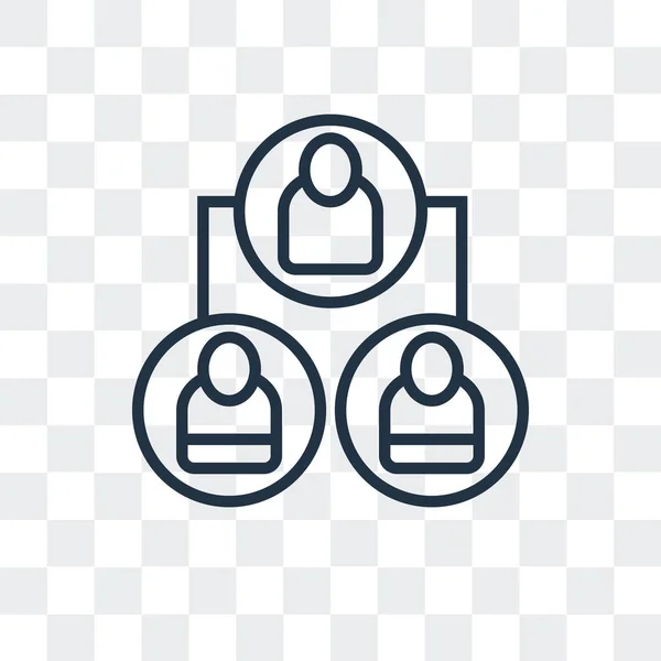 Значок организации на прозрачном фоне, дизайн логотипа организации — стоковый вектор