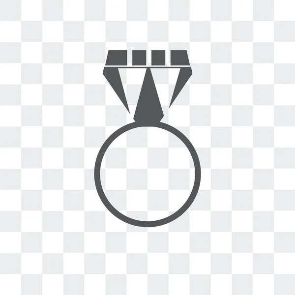 Ring wektor pop ikona na białym tle na przezroczystym tle, pierścień po — Wektor stockowy