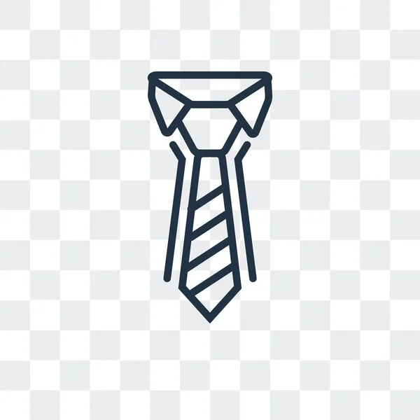 Δέστε το εικονίδιο του φορέα που απομονώνονται σε διαφανές φόντο, Σχεδιασμός λογοτύπου γραβάτα — Διανυσματικό Αρχείο