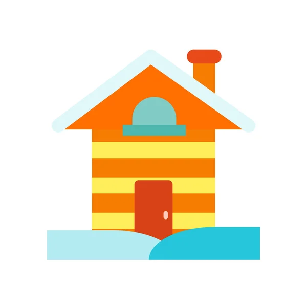 Icono de la cabina vector aislado sobre fondo blanco, signo de la cabina, sno — Vector de stock